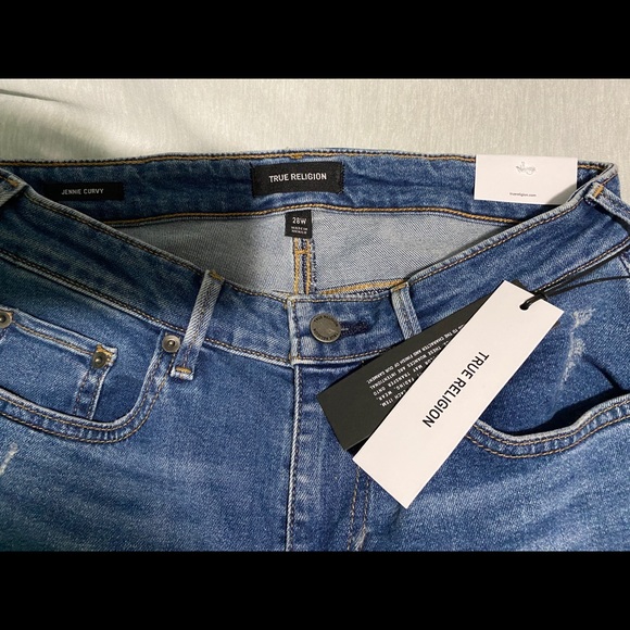 New True Religion Mid Rise Skinny Jennie Jeans - Picture 3 of 4